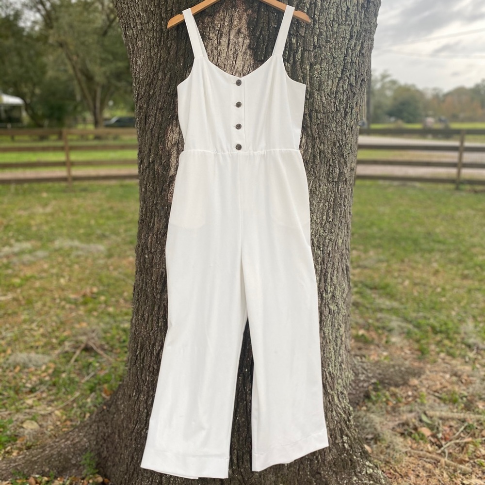 LC Cream Jumpsuit Large